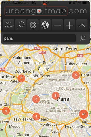 urbangolfmap screenshot 3
