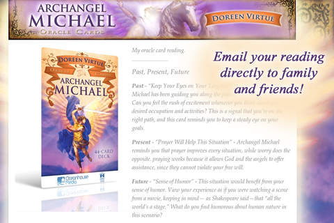 Archangel Michael Oracle Cards - Doreen Virtue, Ph.D. screenshot 3