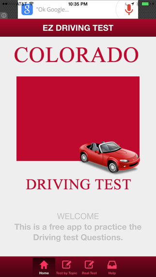 Colorado Basic Driving Test
