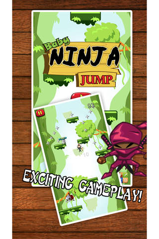 Baby Ninja Jump HD screenshot 3