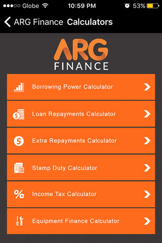 ARG FINANCE PTY LTD screenshot 3