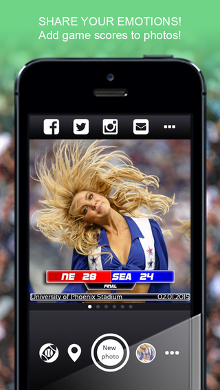 Winz - live scores on top of your photos