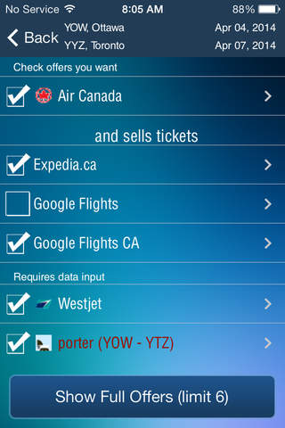 Ottawa International Airport (YOW) Flight Tracker air radar screenshot 4