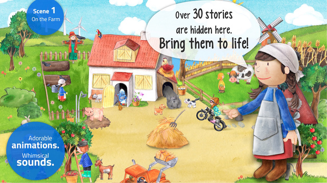 【免費教育App】My Tiny Farm Animals - Toddler's Seek & Find Activity Book for kids!-APP點子