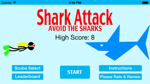 Shark Attack: Avoid the Sharks Lite