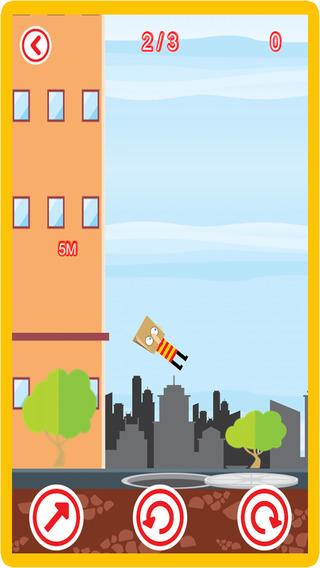 【免費遊戲App】Paper Bag Man - The High Diving Sewer Challenge-APP點子