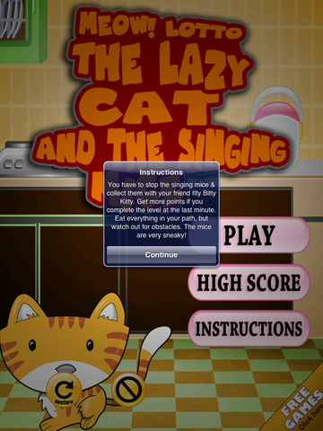 免費下載遊戲APP|Meow! Lotto the Lazy Cat And the Singing Mice PRO app開箱文|APP開箱王