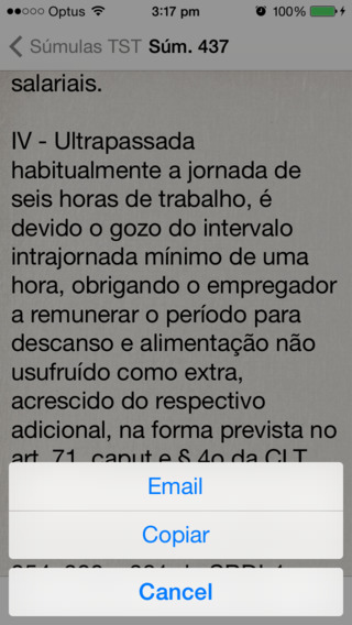 【免費書籍App】Súmulas TST (Tribunal Superior do Trabalho) - para advogados, magistrados, alunos e concurseiros-APP點子