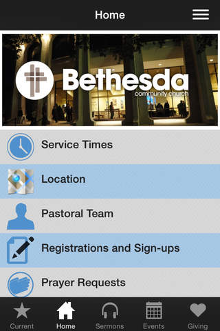 Bethesda Community Church screenshot 2