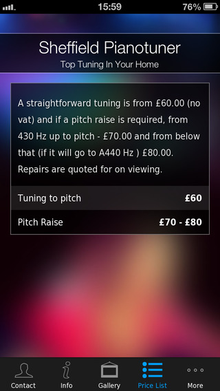 【免費商業App】Sheffield Pianotuner-APP點子