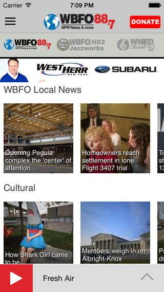 【免費新聞App】WBFO 88.7-APP點子