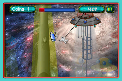 Alien Abduction : A Spaceman swinging for his life in dark galaxy PRO screenshot 4