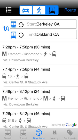 【免費交通運輸App】AC Transit Real Time & Navigation & Public Transit Search and Trip Planner-APP點子