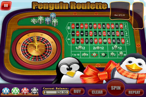 Amazing Social Penguin in Hit the Iceberg Roulette Craze Casino Games Free screenshot 2