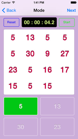 【免費教育App】Mean, Median, Mode and Range Quiz Master-APP點子