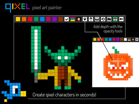 Qixel HD : Pixel Art Painter