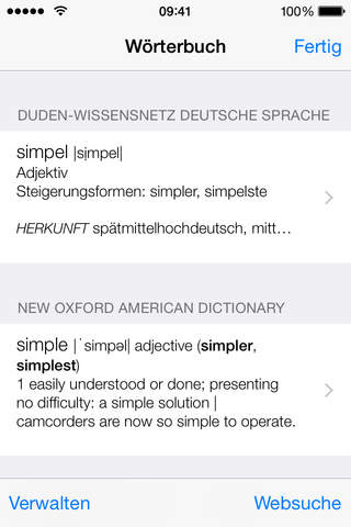 Quick Dictionaries - Offline English and Foreign Language word definitions screenshot 4
