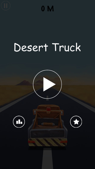 Desert truck-The endless road