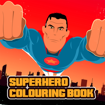 Superhero Colouring Book FREE LOGO-APP點子