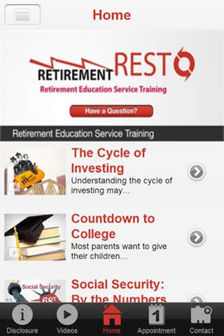 Retirement Education Service Training screenshot 2