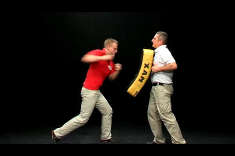 Krav Maga Lesson Vol. 6 - Defense on chokes with forearm screenshot 4