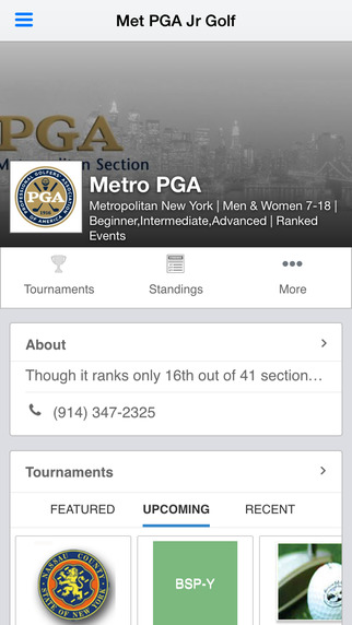 Metropolitan PGA Junior Golf