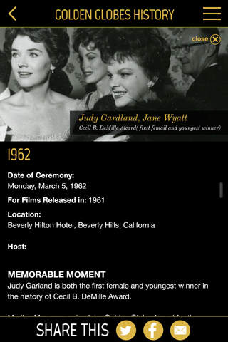 Golden Globes Fan Awards screenshot 4