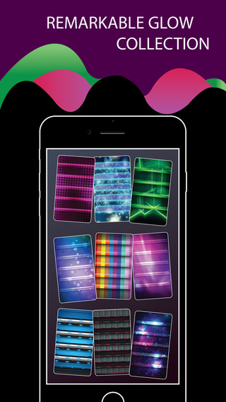 免費下載娛樂APP|Glow Wallpapers & Backgrounds - Custom made retina wallpaper of beautiful glowing lights, designs, arts for home & lock screen app開箱文|APP開箱王