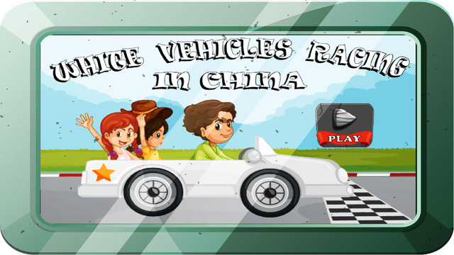 White Vehicles Racing In China