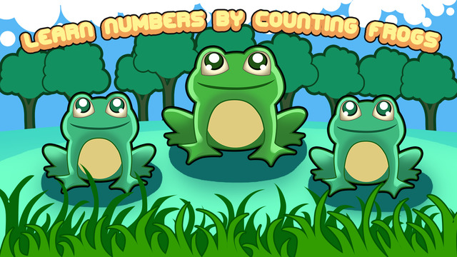 Learn numbers by counting frogs
