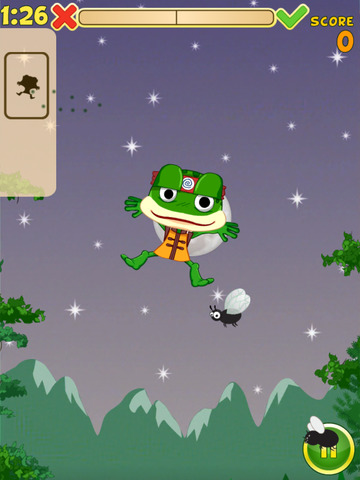 【免費遊戲App】Frog Ninja - Catch flies more than friends!-APP點子