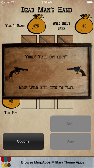 【免費遊戲App】Dead Man's Hand - Wild West Poker Game-APP點子