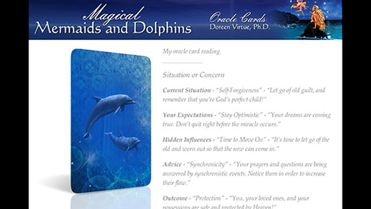 【免費生活App】Magical Mermaids and Dolphins Oracle Cards - Doreen Virtue, Ph.D.-APP點子