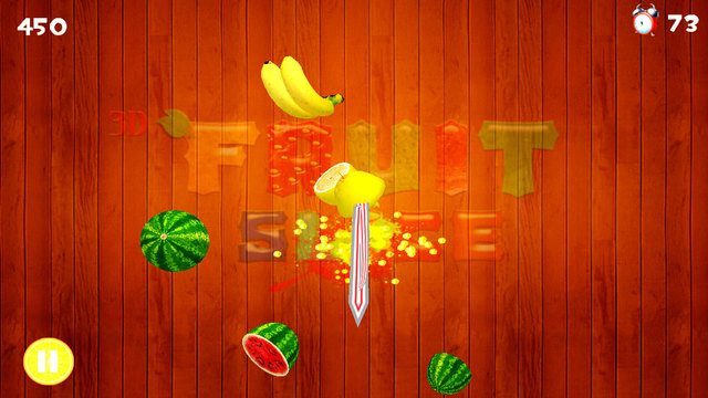 【免費遊戲App】Fruit Slice Mania : Use Ninja Blade to slash , smash , pop and crush the 3d fruits-APP點子