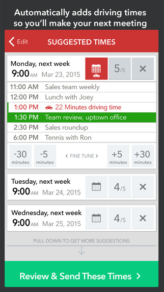 【免費生產應用App】Meekan Schedule meetings for Google and Exchange Calendars-APP點子