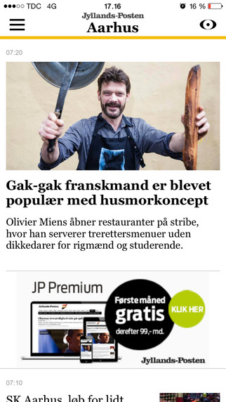 【免費新聞App】Jyllands-Posten Nyheder-APP點子