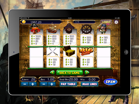 【免費遊戲App】Mega Pirates Slots Machine-APP點子