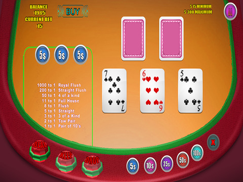 【免費遊戲App】Vegas Casino : 5 Cards Poker-APP點子