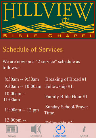 Hillview Bible Chapel screenshot 3