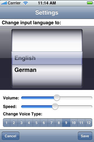 English German Translator with Voice screenshot 2