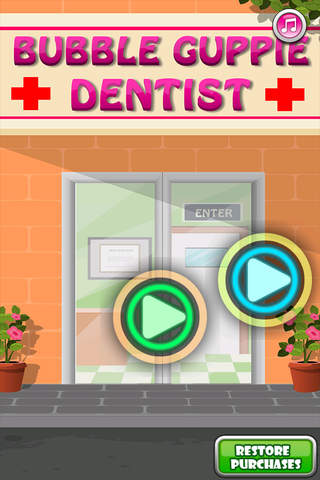 Crazy baby Little Dentist games for Bubble Guppies kids and girls screenshot 3
