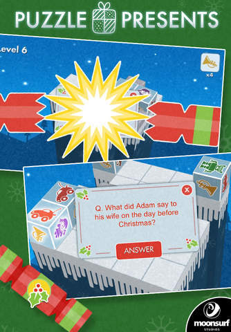 Puzzle Presents - 3D Christmas puzzle action game screenshot 4