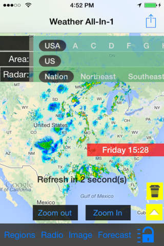 Arizona/US Instant Radar Finder/Alert/Radio/Forecast All-In-1 - Radar Now screenshot 4