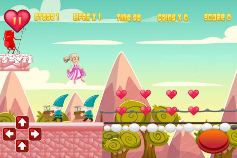 Princess Angel Rescue - Romantic Castle Love And Battle Story Free screenshot 4
