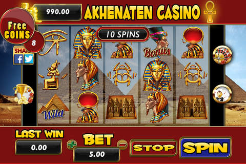 A Akhenaten Casino Slots - Roulette - Blackjack 21 screenshot 2