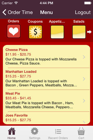 Joe's New York Pizza screenshot 3