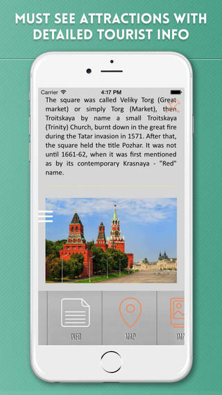 【免費旅遊App】Moscow Travel Guide with Offline City Street and Metro Maps-APP點子