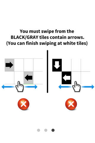 Swipe The Arrows in Tiles - White Tiles 2014 screenshot 2