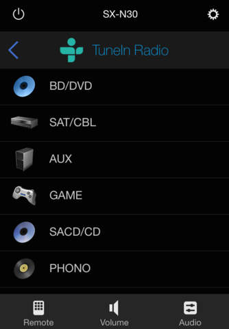 SX-N30 ControlApp screenshot 2
