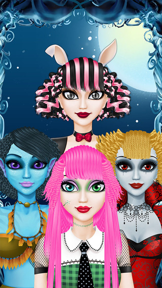 【免費遊戲App】Monster Hair Salon™ - Crazy Girls Hair Fashion: Style & Cut!-APP點子